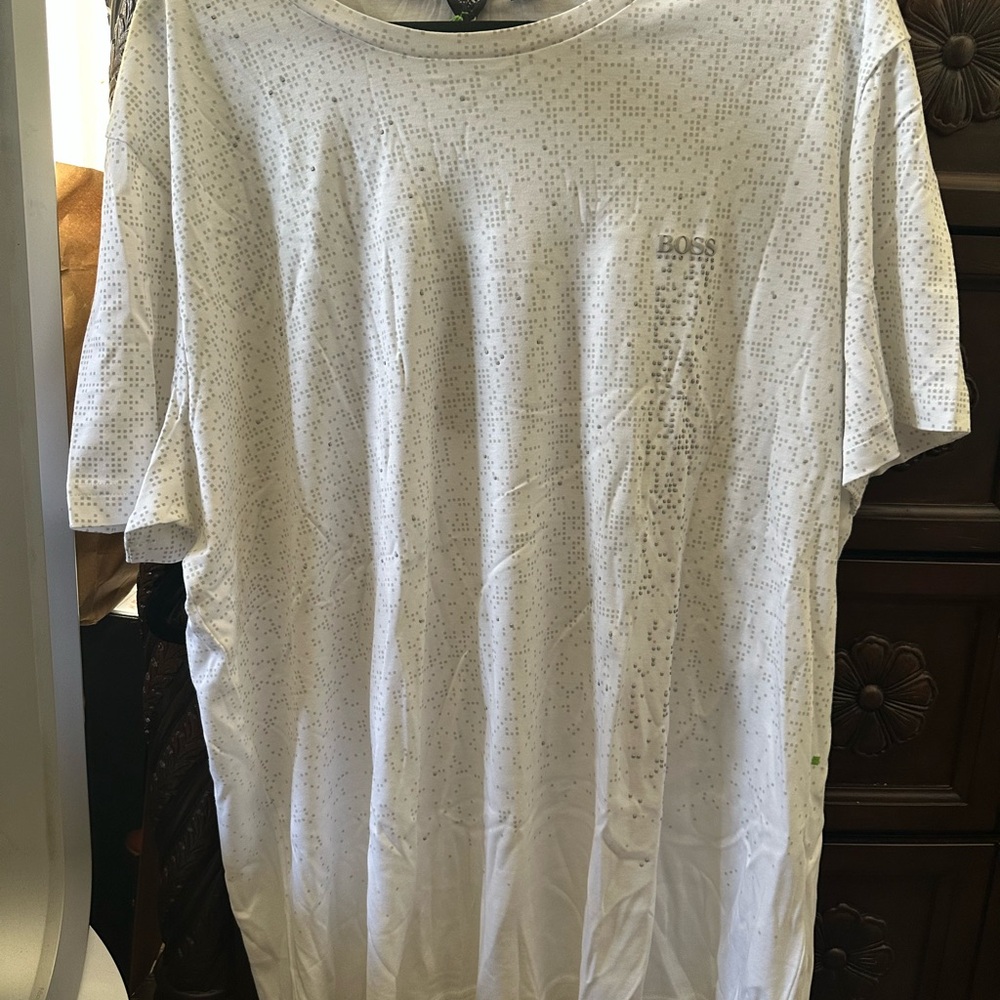 Hugo Boss White Short Sleeve Tee